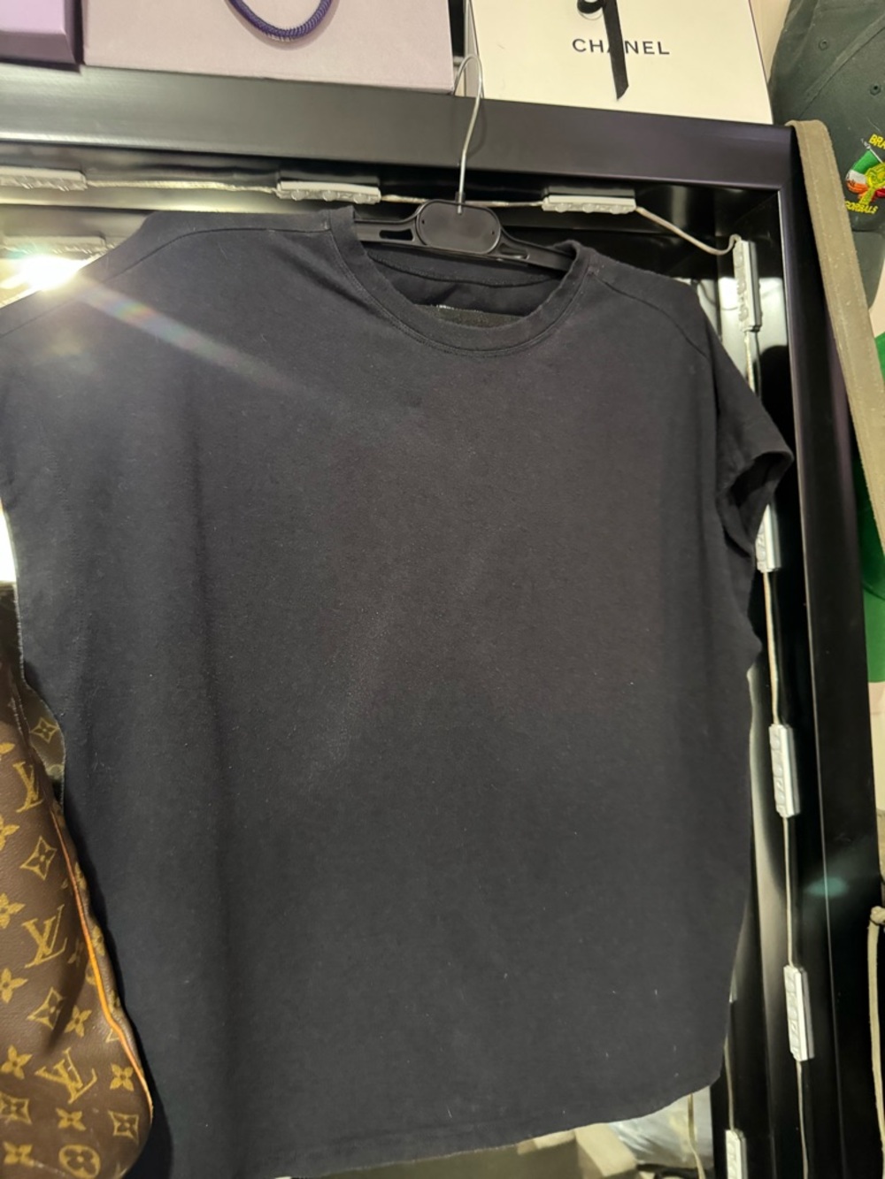 Anthropologie Crewneck Tee in Black